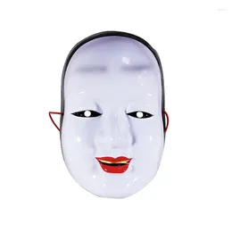 Parti Malzemeleri Japon Drama Noh Mask Cadılar Bayramı PVC Cosplay Masquerade Props 3pcs/Lot Toptan Yüksek Kalite