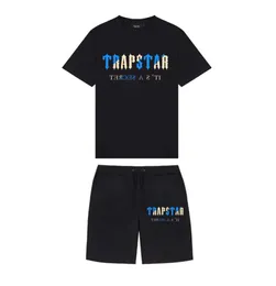 Herren T-Shirts Marke TRAPSTAR Kleidung T-Shirt Trainingsanzug Sets Harajuku Tops T-Shirt Lustige Hip Hop Farbe T-Shirt Strand Freizeit Shorts 03