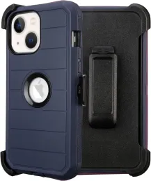 Hot Sale Telefonfodral för iPhone 15 14 Plus 13 12 11 Pro Max XR XS Max Heavy Duty Sock Belture Clip Holster Kickstand Military Grade Protection Defender Cover