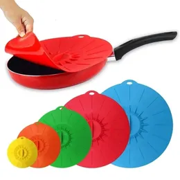 Mangueiras 3pcs 5pcs Silicone Microondas Bowl Cover Food Wrap Pot Tampa Fresco Pan Stopper Cobre Cozinha Ferramenta 231115