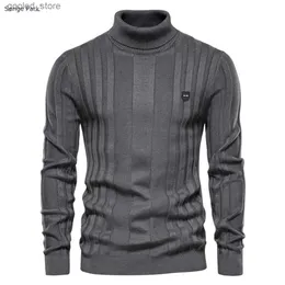 Męska luksusowa marka luksusowa marka Sweater Bow Bow Karot długi rękaw Pullover Brytyjczyk Solid Solid Casual Wear 10 kolorów Sprężyna i jesień dziennie Q231115