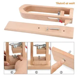 Freeshipping Strumenti per la macinazione di cuciture a mano per lavorazione della pelle in legno Artigianali in pelle Allacciatura Cucito Strumento da tavolo da tavolo fai da te Vrdrr