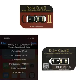 R-Sim Club2 V6.0 qpe iPhone15 14 13 12 11 iOS17.x 5G/ LTE Tüm Taşıyıcılar için