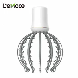 Face Care Devices Electric Octopus Head Massager Vibration Massage 3 Mode Detachable 12 Claws Scalp Relieve Migraine Headaches Health 231115