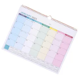 Kalendarz -2024 Kalendarz biurowy na biuro ściany biurowej rodziny gospodarstw domowych miesięczny pokój papierowy wiszący randki 231115