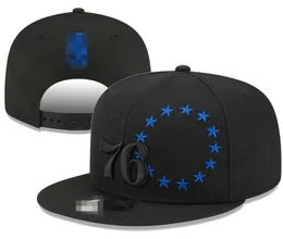 Philadelphia''76ers''ball Caps Casquette 2023-24 للجنسين الموضة للقطن البيسبول قبعة Snapback قبعة الرجال