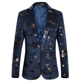 Mäns kostymer Blazers Luxury Spring Autumn Fashion Business Jacka bröllop Bankettmärke Slim Jacket Male Blazer Plus Size S6XL 231114