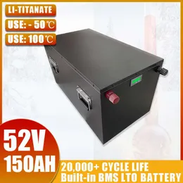 SeenRuy 52V 150AH Litiumtitanatbatteri med 150A BMS 7800W LTO för Wind Power Station Energy Storage Telecom Base