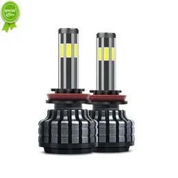 جديد 6 جوانب COB H4 LED LED 15000LM H7 H11 H8 9005 9006 HB3 HB4 9004 9007 9012 50W 3000K 6000K 8000K Turbo Light 12V