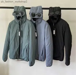 Herrarna ner parkas cp huva tröja utomhus tröja sport blixtlås cardigan nylon vattentät kappa funktionella vindkläder ins nya glasögon huvtröja företag 1 pob0