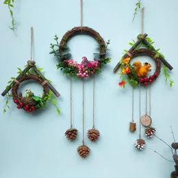 Dekorativer Blumen-Dekorations-Wand-Anhänger, der Wohnzimmer-Innenraum-kreatives Haus hängt