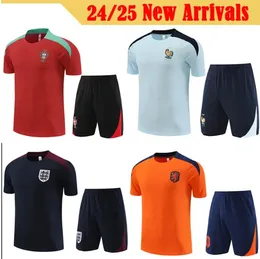 2024-2025 Euro National Team France England Italy Spanien Portugal Werner Kimmich Brant 24/25 Jacka Half Pull Football Training Suit