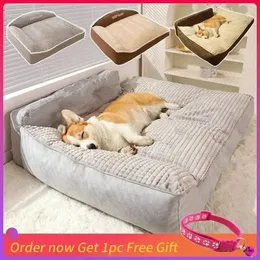 Kennele Pistopry Pet Sleeping łóżko duże ciepłe łóżko dla psa miękka przytulna mata gniazda głębokie snu Poduszka dla małych średnich psów koty Puppy Pet Zapasy 231115