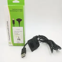 1.5M kabel do transmisji danych USB Play Charger kable ładujące przewód linii dla xbox360 XBOX 360 bezprzewodowy kontroler do gier