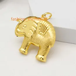 Nouveauté plaqué or éléphant pendentifs aléatoires bijoux pendentifs à maillons cubains mexicains