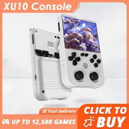 Portabla spelspelare Ampown XU10 Handhållen Game Console 3.5 "IPS -skärm 3000mAh Battery Linux System Miyoo RG35XX Portable Video Game Console Kid Gift 231114