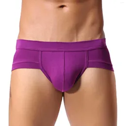 Underpants Men's Solid Color Underwear U em forma de baixa cintura