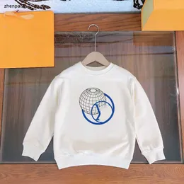 Felpa con cappuccio per bambini girocollo di lusso Maglione per bambini di design a sfera solida lineare Taglia 100-160 Pullover per ragazzo e ragazza autunno Nov15