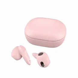 BTA1 Yeni Dijital Ekran Kablosuz Bluetooth Kulaklıklar TWS Karikatür 5.2 Stereo Macaron Kulaklık