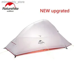 テントとシェルターNatureHike Cloud Up Serie 123アップグレードされたキャンプテント防水屋外ハイキングテント20D 210Tナイロンバックパッキングテント無料マットQ231117