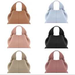 Solid Color Designer väskor väskor numero neuf lyxväskor smidig mjuk läder bolso klassiska enkla axelpåsar fashionabla brun kamelfärg xb023