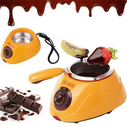 Altri utensili da cucina Uso domestico 20W Resistente crogiolo di cioccolato in acciaio inossidabile Macchina per fonduta elettrica Strumento per cioccolato fai da te EUplug Fontana di cioccolato 231115