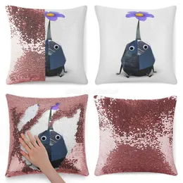 Pillow Case Rock Pikmin Sequin Pillowcase Glitter Throw For Party Cafe Home Sofa 3 Wii U Videogame Gamecube Game