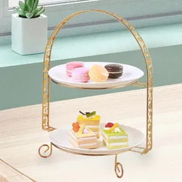 Пластин 2 уровня торта без тарелки центральной части для свадебного праздника