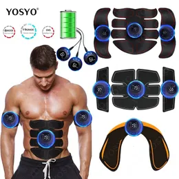 Slimming Belt Wireless EMS muscle stimulator intelligent fitness USB charging abdominal hip joint trainer electric weight loss patch replacement gel 231115