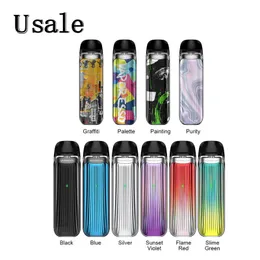 Kit pod Vaporesso Luxe QS Batteria incorporata da 1000 mAh con cartuccia a rete da 2 ml 0,6ohm 1,0ohm Sistema di svapo anti-perdite SSS Tech 100% autentico