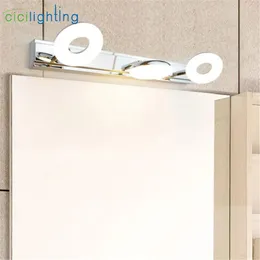 Kompakt Aynalar Art Desinger Led Vanity Lambası 10W 15W 20W Banyo Ayna Ön Işık 3000K 4000K 6000K Makyaj Kozmetik Duvar Aydınlatma Acces 231109