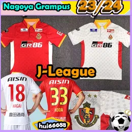 23/24 Nagoya grampus 축구 유니폼 J- 리그 코나#33 Nagai#18 Yakuda 현지 온라인 온라인 Nagoya grampus Shimizu S-Pulse Kashima Antlers Gamba Osaka Men Home Football Shirt