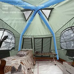 Палатки и укрытия для Sunny Feel Inflatab Cabin Tent No Pitch, непромокаемая палатка для кемпинга, всплывающая палатка для 5-8 человек, палатка для вечеринок в материковом Китае Q231117