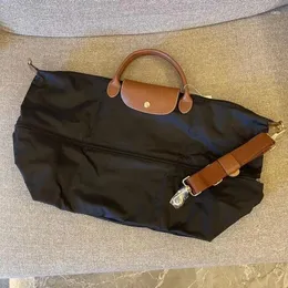 Duffel Bags Travel Bag Expanded Large Capacity Outdoor One Shoulder Crossbody Portable Men Women Nylon Waterproof Cowhide Gift AAA