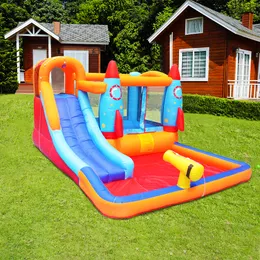 Blow Up Water Slide Rental Business Bouncer Jumper Small Inflatable Water Park for Kids Backyard Outdoor Play Fun with Climbing Wall Splash Pool Ball Pit Birthday