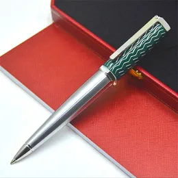 Classic Stationery Pens Car Ballpoint Gift Administrative Silver Quality AAA Refill Pen For Office Christmas Tdjov