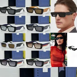 Retro Mens Square Okulary przeciwsłoneczne Women Modna biała rama UV 400 Odporne luster