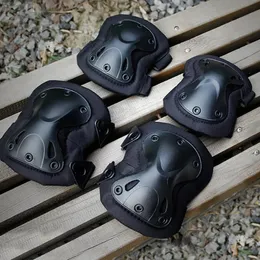 Elbow Knee Pads Tactical Knee Pads Elbow CS Military Army Battle Airsoft Kneepad Outdoor Sport Ski Working Hunting Safety Protective Equipment 231114