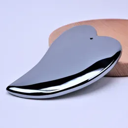 Heart Shaped Terahertz Guasha Scraping Tool Beauty Energy Stone Gua Sha Scraper for Facial Lift Back and Body Massage Health Care