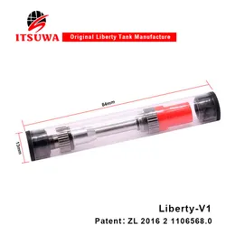 % 100 orijinal marka itsuwa amigo Liberty V1 vape kartuşu 510 atomizer kalın yağ vape kalem için fitil bobin
