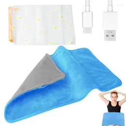 Carpets Electric Heating Pad Portable Heated Waist Mat Water Resistant Foldable And Curled USB Soothing Pads For Hand Feet Back Neck Leg