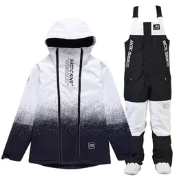 Andere sportartikelen Hoge kwaliteit Heren Dames Snowboardpak Jas en koersbroek Winter Warm Waterdicht Ski-outfit Bergsneeuwpak 2023 231114