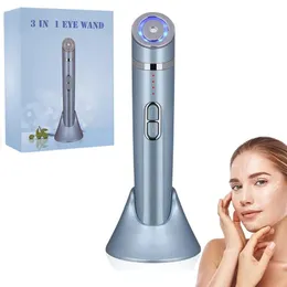 Ansiktsvårdsanordningar Ultraljud Eye Beauty Massage Machine RF EMS Frekvens Lyftande hudföryngring rynka Ta bort vibrationsmassager 231115