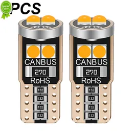 New 1Pcs T10 W5W WY5W 2825 Super Bright LED Canbus No Error Car Interior Reading Dome Lights Auto Parking Lamp Wedge Tail Side Bulb