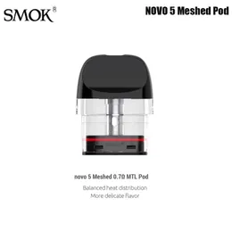 SMOK NOVO 5 Pod Meshed 0,7 Ohm MTL Zerstäuber 2 ml Leerkapazität Passend für E-Zigarette NOVO 5 Kit Vape 3 Stück/Packung Authentisch