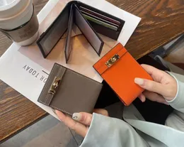 Lyxiga plånböcker Kvalitetsdesignkorthållare Purse Fashion Purses Caviar Leather Double Sided Credit Cards Coin Mini Plånböcker Väskor