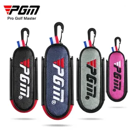 Sacos de golfe pgm saco de golfe masculino e feminino pequeno pacote de cintura magnética mochila mini bola pingente pode segurar duas bolas sob00 231115