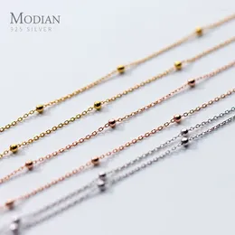 Pendants Modian Sale 925 Sterling Silver Exquisite Tiny Rose & Gold Color Necklaces Pendant For Women Fine Fashion Jewelry