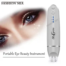 Eye Massager BB Eyes Mini Beauty Machine Face Lifting Device Ta bort rynkor Fold Eyebags Dark Circles Puffiness Relaxation EMS 231115