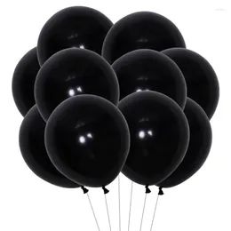 Partydekoration 5/10/12/18/36 Zoll schwarzer Latexballon Halloween Einkaufszentrum